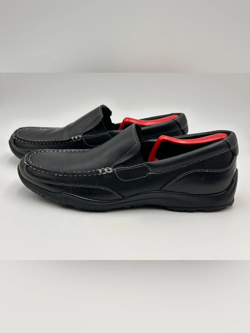 COLE HAAN HUGHES GRAND OS VENETIAN LOAFERS MENS SZ 10 BLACK COMFORT MOC SHOES